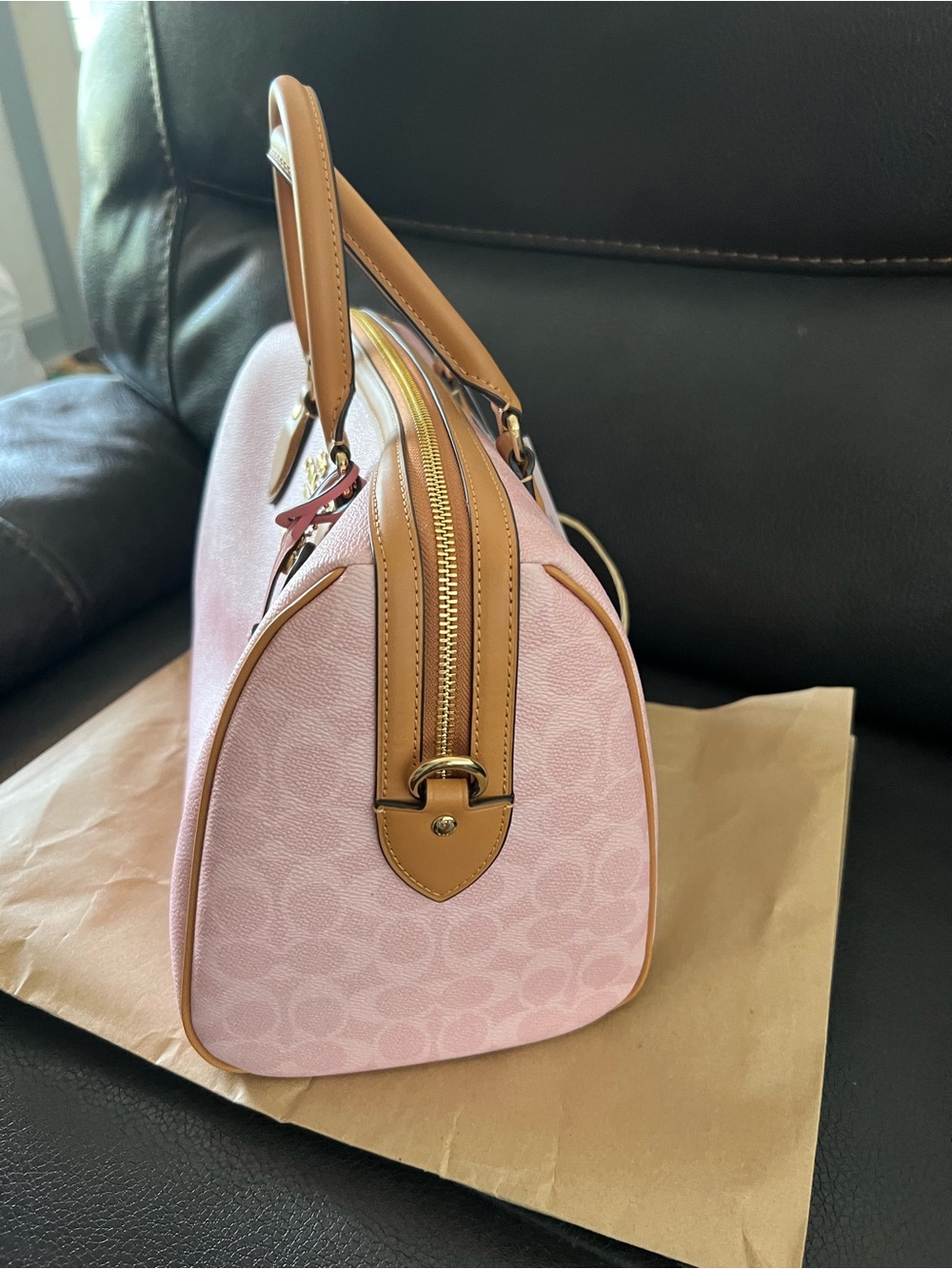 Coach large Rowan powder pink - Picture 3 of 6